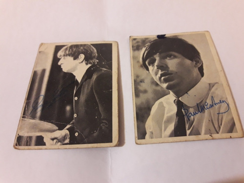 Tarjetas De Colección  The Beatle, Mccartney Y Ringo.