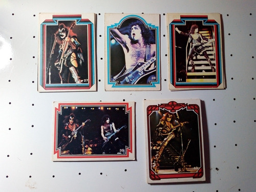 Tarjetas Kiss  Lote X 5