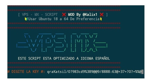 Adm Vps-mx Script/key Para Administrar Vps Clound/droplet