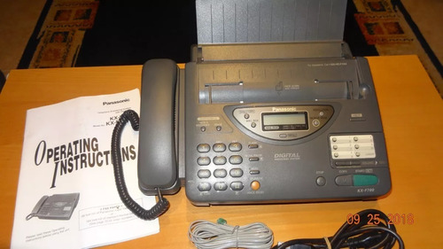 Fax Panasonic Kx-f700 Con Caja Original Y Manual Instruc