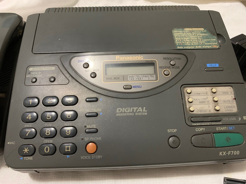 Fax Panasonic Kx-f700 Digital Answering System