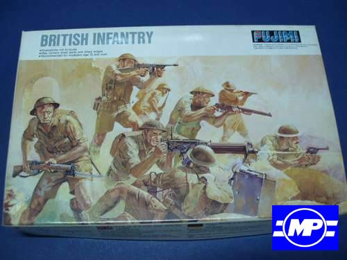 Figuras P/armar Fujimi British Infantry 1/76 Kit 