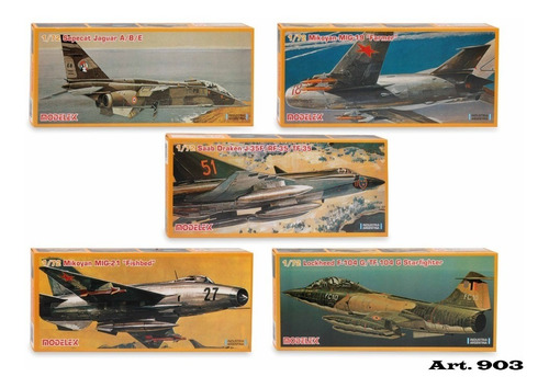 Kit Aviones 1/72 Serie 3 Lockheed/ Saab/ Mikoyan