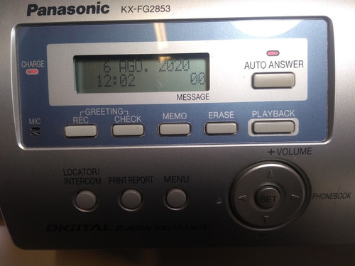Panasonic Kx-fg Fax Contestador Y Telefono Inalambrico