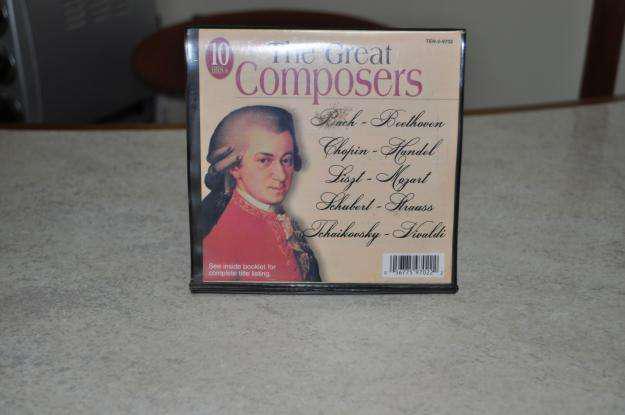 10 Cds Musica Clasica The Great Composer, Con Estuche!