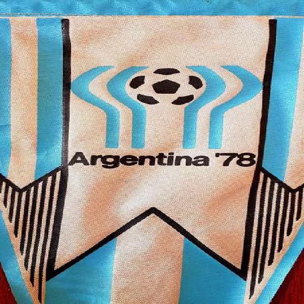 Banderín Argentina Campeón Mundial 1978. Coleccionistas!!