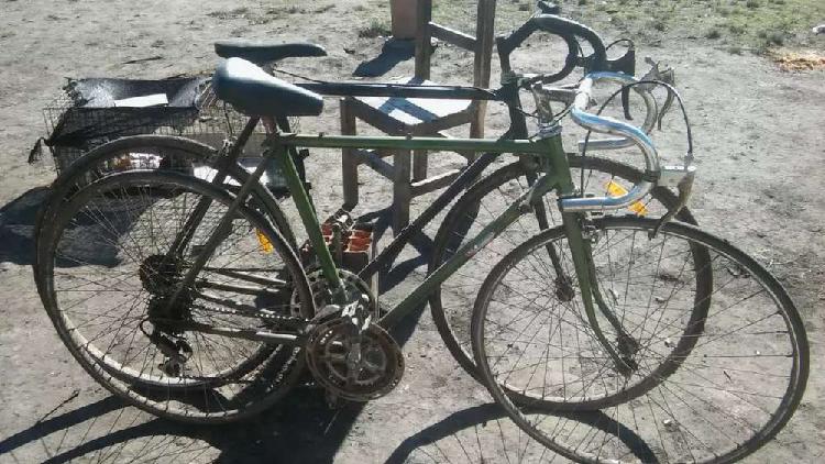 Bicicletas ambas con pequeños detalles para reparar