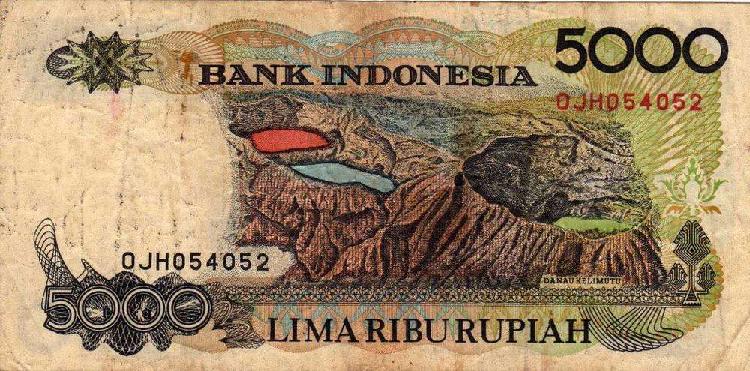 Billete de Indonesia