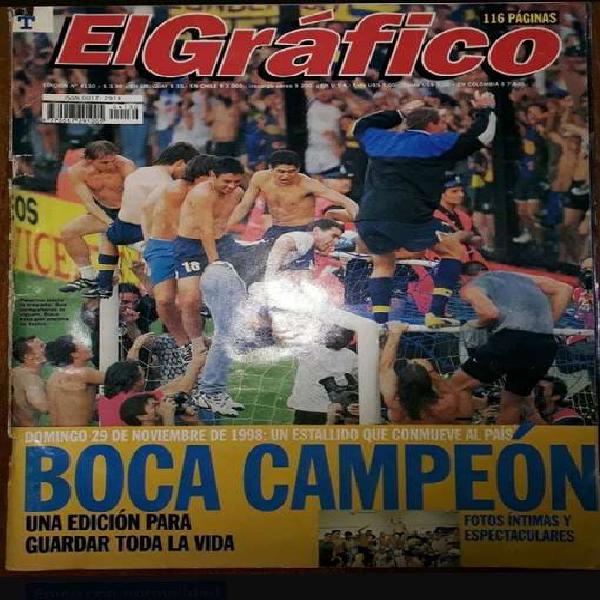 Boca Campeón - Revista El Gráfico 1998
