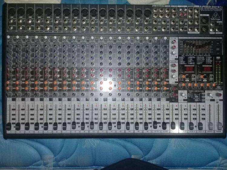 CONSOLA BEHRINGER EURODESK SX2442FX 24 CANALES