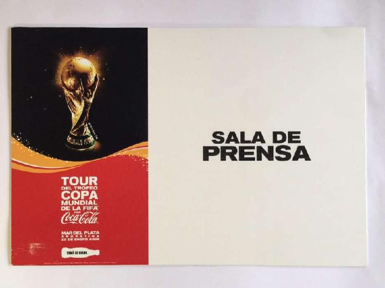 Cartel Coca Cola Gira de la Copa del Mundo 2006