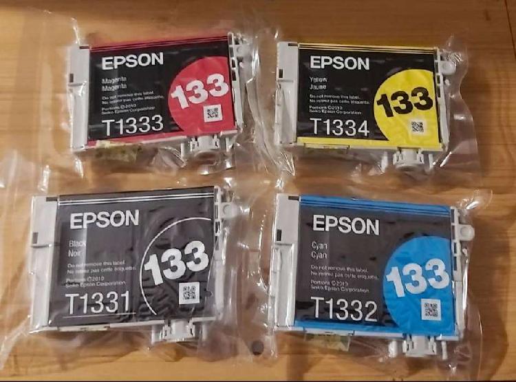 Cartuchos epson 133 ( T1331- T1332- T1333-T1334.)