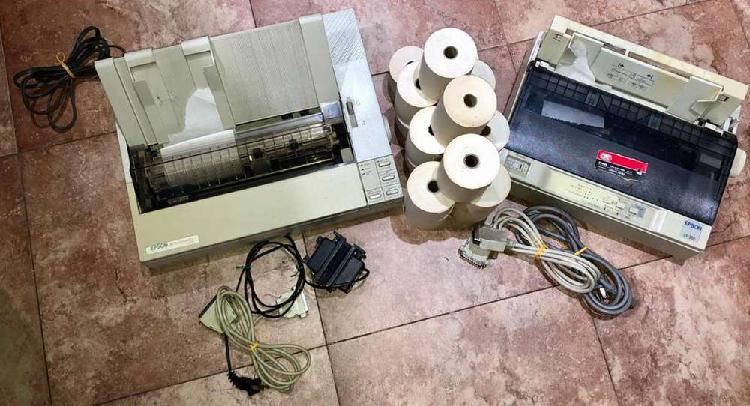 Combo: Epson Lk-300 + Epson Action Printer 2000 + 16 Rollos