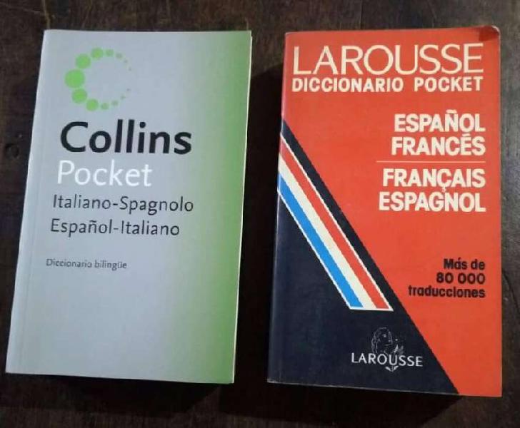 DICCIONARIOS DE ITALIANO Y DE FRANCES