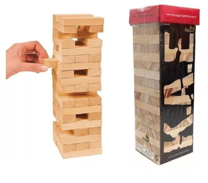 KAE JUEGO DE MESA T JENGA TORRE DE MADERA KAE BISONTE ALVAR