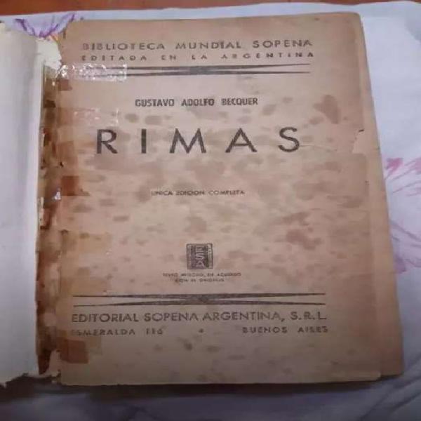 Librito Antiguo de Rimas
