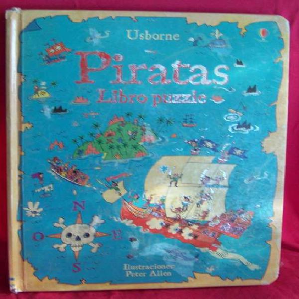 Libro y rompecabezas: Puzzle De Piratas Editorial Usborne
