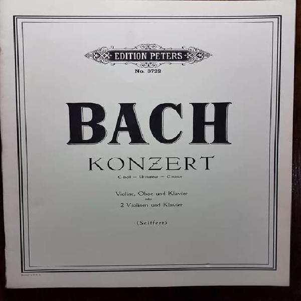 Partituras de Bach - Concierto en Do menor para violín,
