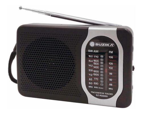 Radio Portatil A Pila 3 Bandas Am/fm/sw C/toma De Auricular