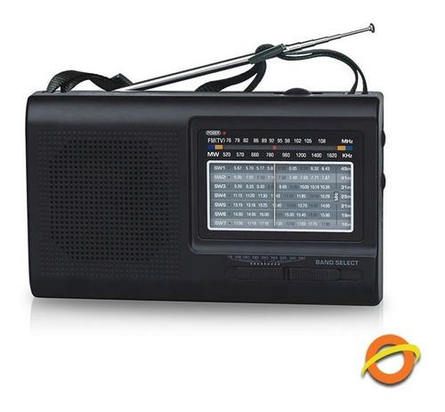 Radio Portatil Fm Am Dual 220v Multibanda 9 Bandas Sw