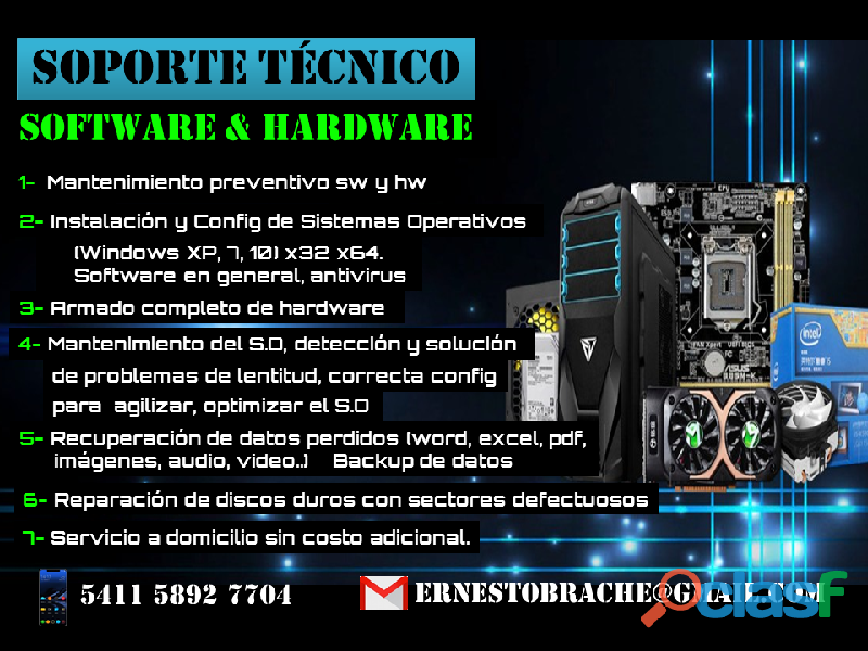 Soporte Técnico Software y Hardware