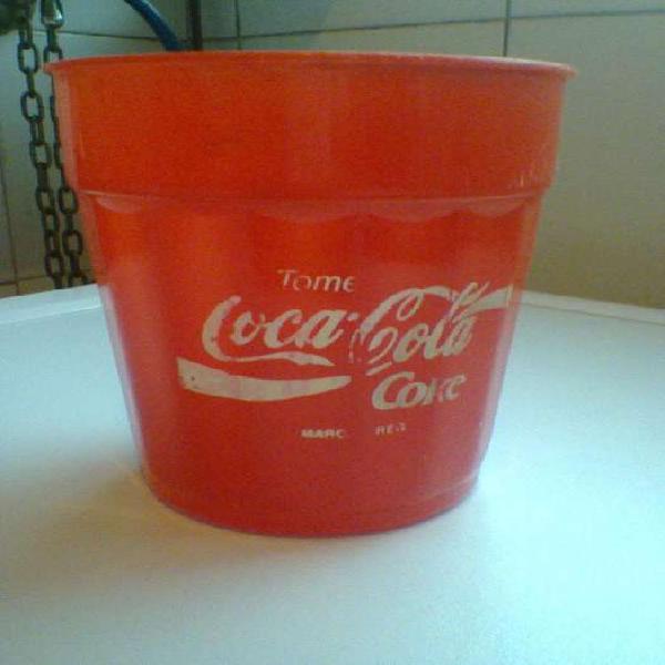 Vaso Plástico Coca Cola Años 80-Vintage-De colecciòn!!!