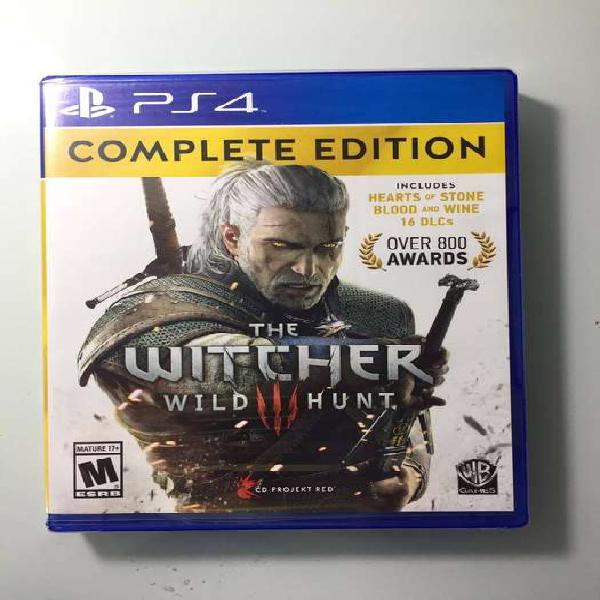 the witcher 3 complete edition para ps4 fisico sellado