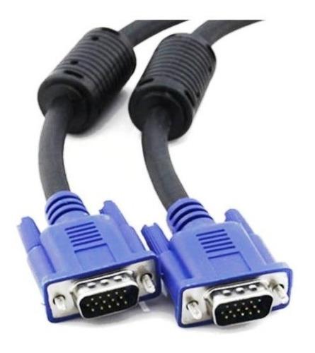 10 Unidades Cable Vga Macho 1.5 Metros Pc Monitor Proyector