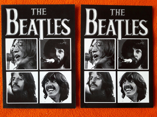 2 Tarjetas Del Grupo De Rock Los Beatles