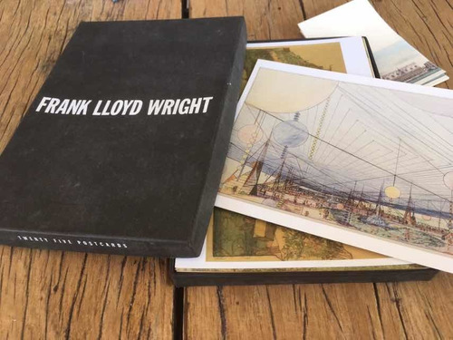 25 Postales Frank Lloyd Wright. En Caja/ Fotofolio.