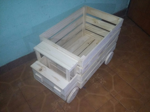 Camión De Madera Para Guardar Juguetes