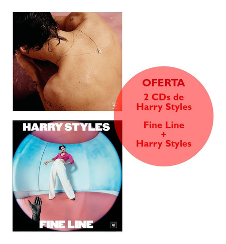 Combo 2 Cds Harry Styles - Fine Line + Harry Styles Oferta!