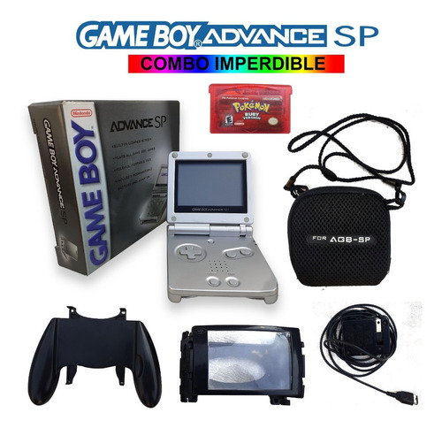 Game Boy Advance Sp+accesorios+juego