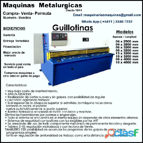 Guillotina Maquinas Metalurgicas