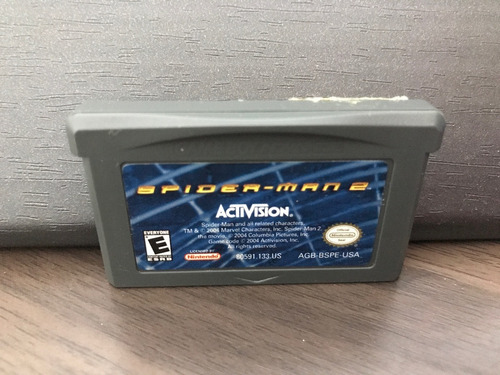 Juego Spiderman 2 Game Boy Advance Sp