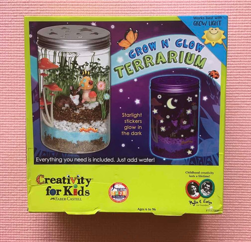 Juego Terrario Para Niños Grown Glow Nuevo