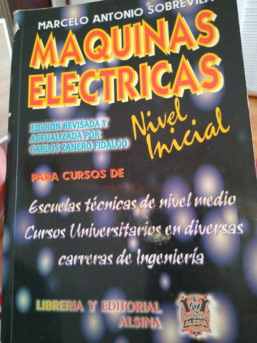 Libro Máquinas Eléctricas Marcelo Antonio Sobrevila