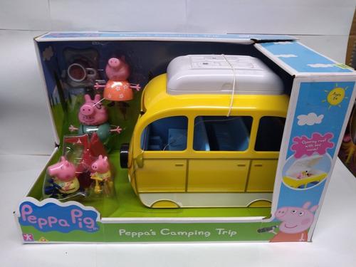 Peppa Pig Caravana Familiar Con Accesorios Sumun