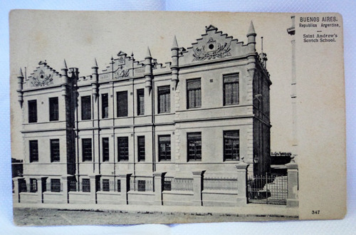 Postal Buenos Aires Saint Andrew's Scotch School Colegio 520