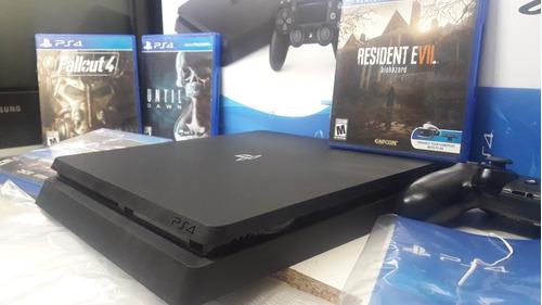 Ps4 1tb Como Nueva + Resident Evil7 Y Mas Juegos Fisicos