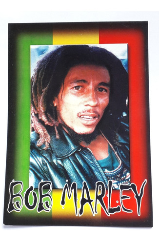 Tarjeta Del Cantante De Reguee Bob Marley