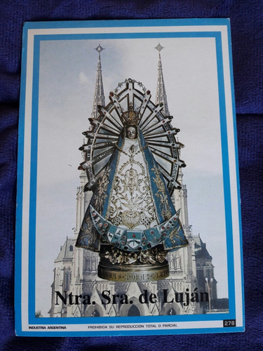 Tarjeta Virgen Nuestra Señora De Luján