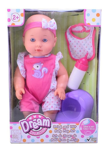 Bebe Bebote 30 Cm Que Hace Pipi Mas Accesorios Dream Full