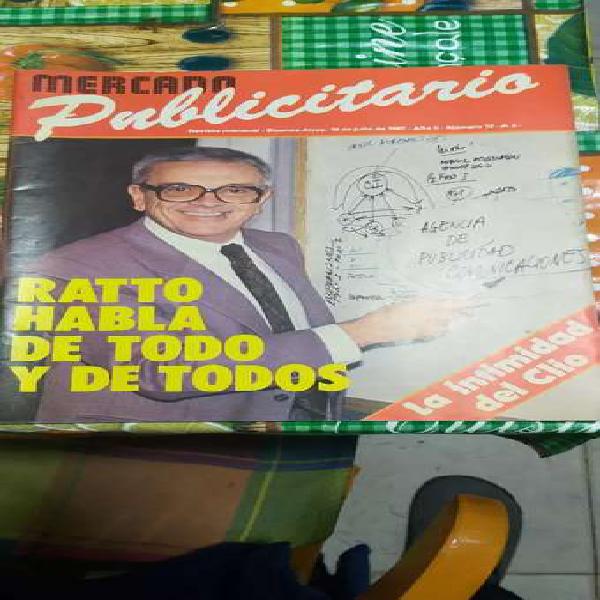 Colección Revistas MERCADO PUBLICITARIO 16 números años