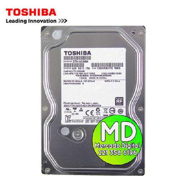 DISCO RIGIDO HDD 500 GB SATA3 TOSHIBA ESTADO EXCELENTE. LA