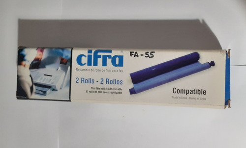 Film Para Fax Cifra Fa55 Compatibles P Panasonic Fa 2 Rollos