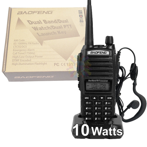 Handy Baofeng Uv82 Vhf Uhf 10 Watts 128ch Handie Radio Fm