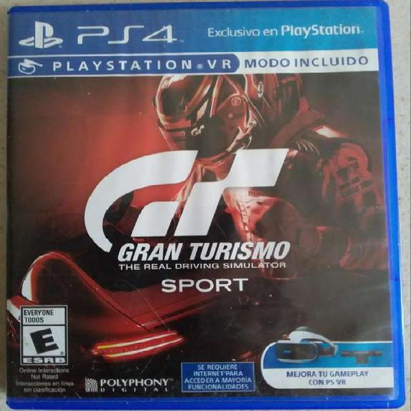 Juego Físico Original Gran Turismo Sport 4 Ps4 Play 4