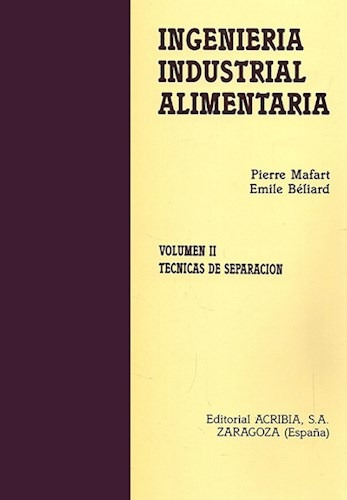 Libro 2.ingenieria Industrial Alimentaria De Mafart