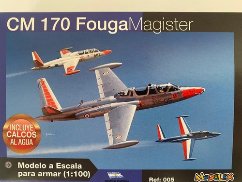 Avión Para Armar Modelex Fouga Magister 